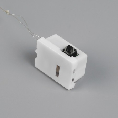 Figure LED "Pine" 32x15x15 cm, 10 LED, AG13X3 batteries (included), glow warm white-3