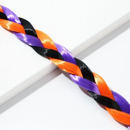Hair gum, strand, pigtail on Halloween "Bloom from the inside", length 40 cm.-2