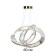 Lamp with DDD "JMEI" LED 142W 3000-6000K gold 60x60x120 cm