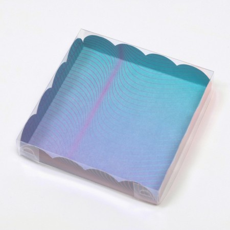 Box for cookies, "gradient 02", 15 x 15 x 3 cm