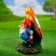Garden figure "Dwarf under fly agaric" Small 20x18x30cm