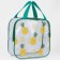 Lightning cosmetic bag, green/transparent color