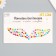 Sticker Plastic Rhinestone "Clastic decoration" MIX 11.6x18 cm