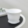 Pot with the pallet "Angara", 300 ml, white color