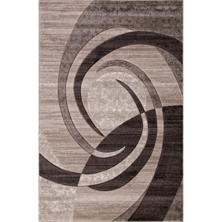 Rectangular carpet Merinos Mega Carving, size 150x230 cm, color Beige
