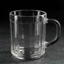 Glass Retro glass mug, 200 ml