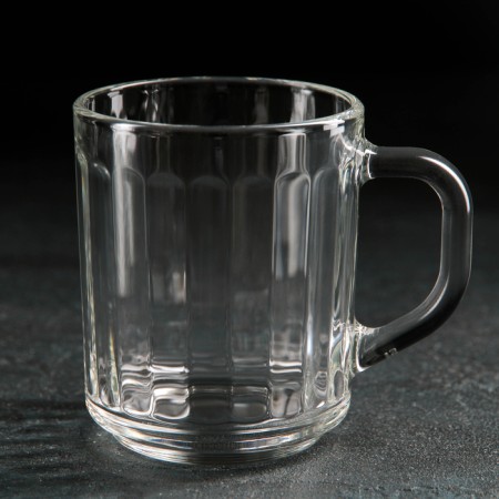 Glass Retro glass mug, 200 ml