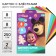 Cardboard color with sparkles, A4, 8 sheets, 8 colors, moped, bilateral, in the folder, 250 g/m², Masha and the bear