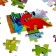 Puzzle with a lantern "Dinosaurus", 63 details