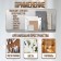 Holder for wires, 12 pieces, white color