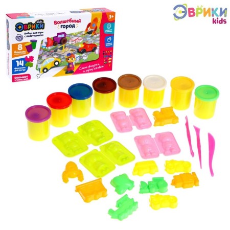 Set for playing with plasticine "Magic City"