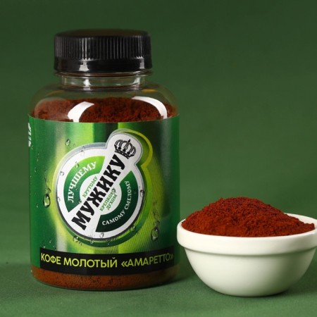 Gift set “Like beer, only better”, black tea with mint 50 g, ground coffee, taste: Amaretto, 100 g. (18+)-3