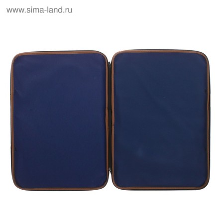 Folder for drawings and drawings A3, 470 x 350 x 20 mm, handles, textile, calligrata standard, blue, density 600d-2