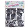 Filler for the ball "Circle silver", 1 cm, set of 9 pcs.