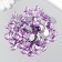 Decor for creativity Plastic "Rhil Obv. Lilac" set of 150 pcs 1x1.4 cm
