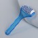 Massage "Reflex", 18 × 9 × 3 cm, universal, with spikes, blue/white color