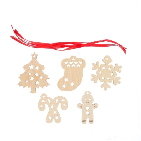 Set for creativity "Wood painting" 5 pcs., With a ribbon-2