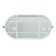 Lamp TDM NPB1402, E27, 60 W, IP54, oval with a lattice, white