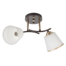 Chandelier 2176/2 E27 40W coffee-golden-valve 43x26x22 cm Bayerlux