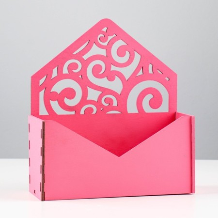 Kashpo wooden 18 × 6 × 20 cm envelope Radada "Blood", Pink Dam beautifully-1
