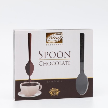 Bind chocolate spoon, mix, 54 g