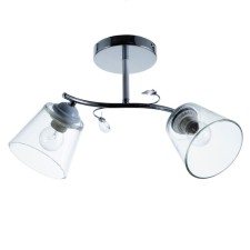 Aisha chandelier 2he27 40W chrome 45x26x27 cm Bayerlux