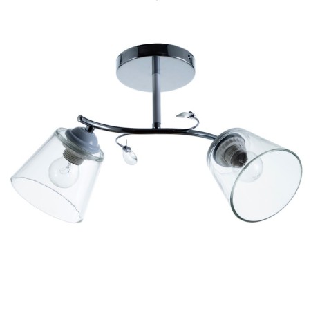 Aisha chandelier 2he27 40W chrome 45x26x27 cm Bayerlux