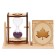 Sanding clock "Maple leaf", souvenir, with a pencil, 10 x 13.5 cm, purple
