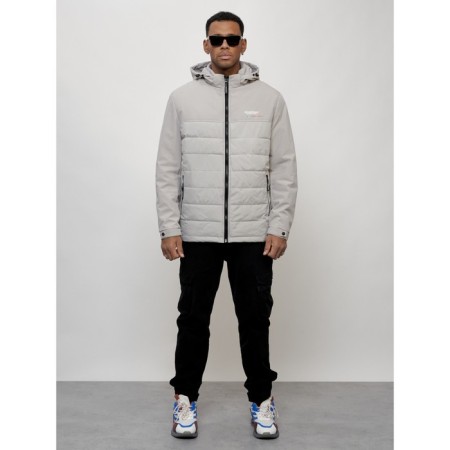 Male spring jacket, size 54, light-gray color