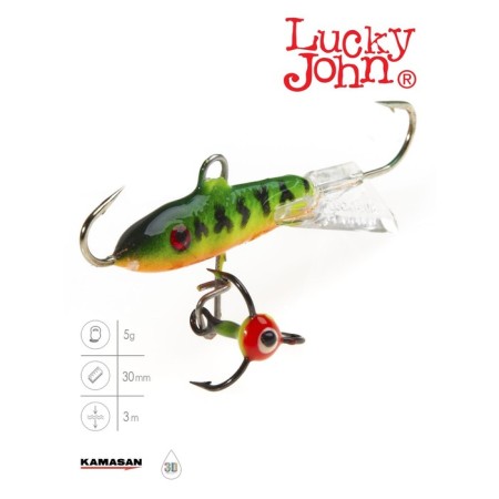 Balancir Lucky John Classic 3, 3 cm, 5 g, color 20