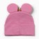Children's hat "mouse", pink color, size 46-50