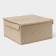 Storage box "Points", 30 × 28 × 15 cm, beige color