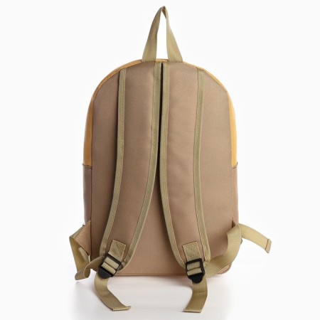 Tourist backpack "Classics", 39*26*13 cm, sandy color-3