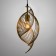 Lamp Bayerlux "Shella" E27 40W gold 22x100 cm