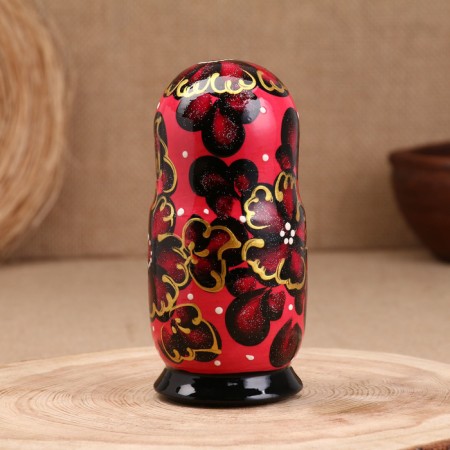 Matryoshka "Chamomile", Pink, 5-doll, 16 cm-2