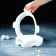 Form for mousse desserts and baking "Circle", 23.5 × 23.5 cm, internal d = 16 cm, white color
