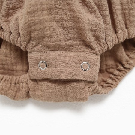 Body with ruffles crumb I am "Muslin", height 80-86 cm, beige color-3