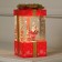LED figure “Red Gift” 10 × 19 × 10 cm, plastic, AAX3 batteries (not complete), USB, glow warm white