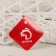 Storage basket wicker handmade shade "Web", 19 × 15 × 12 cm, white color