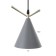 Bayerlux lamp "Scandy" 3he27 40W gray black black 26x26x26-126cm