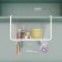 Basket suspended share, 29 × 25 × 19.5 cm, white color