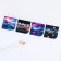 Magnetic bookmarks in a postcard, 4 pcs "Machine"