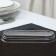 A plastic disposable lid for oval “lemoncello” cream, 12.5 × 4.5 × 1.5 cm