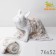 Animal blanket "With Love", 76 x 52 cm, white
