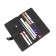 B-901-25 purse D-1, black cascade-25