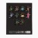 Subject notebook A5, 48 liters on the clip “Neon. English »Soft touch lamp, 3D varnish