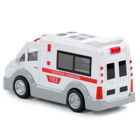 Ambulance car inertial, with light and sound-1