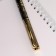 Gift handle "The best teacher", metal, blue paste, 1.0 mm