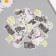 Stickers for creativity "Cats, yellow flowers and photos" 3.5x5 cm set 40 pcs 9.4x8.4x0.5 cm