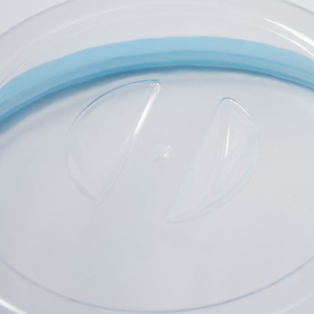 Silicone lid for microwave shares, 20 × 20 × 6 cm, color mix-3